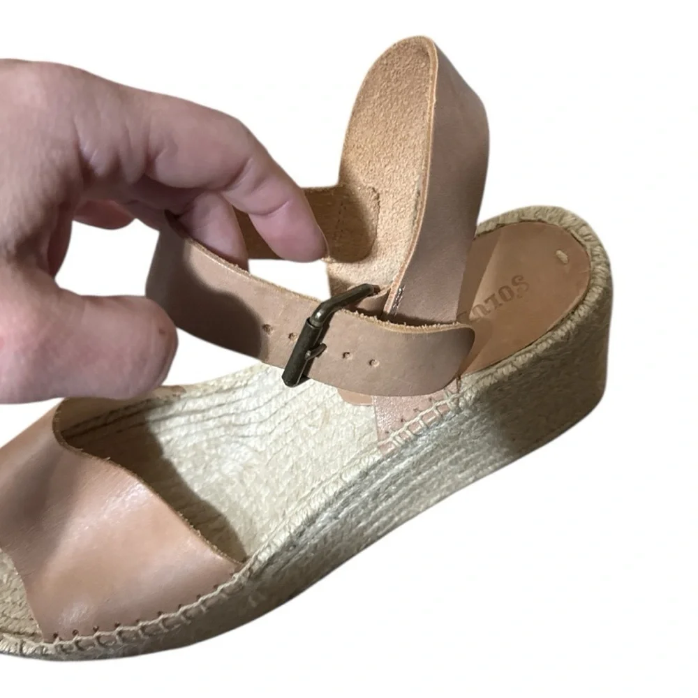 Soludos tan leather